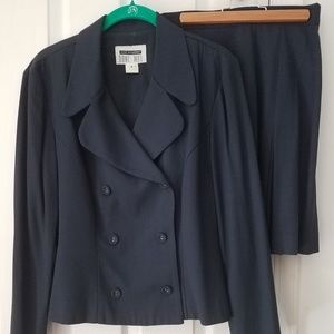 Military Styled Cropped Jacket & Skirt